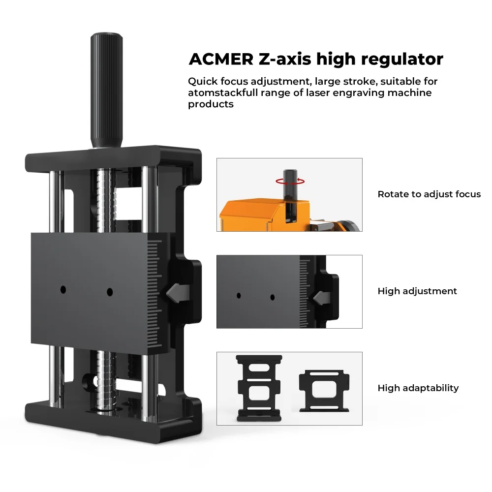 ACMER Z-Axis Adjustable Lifting Module Height Adjuster Metal