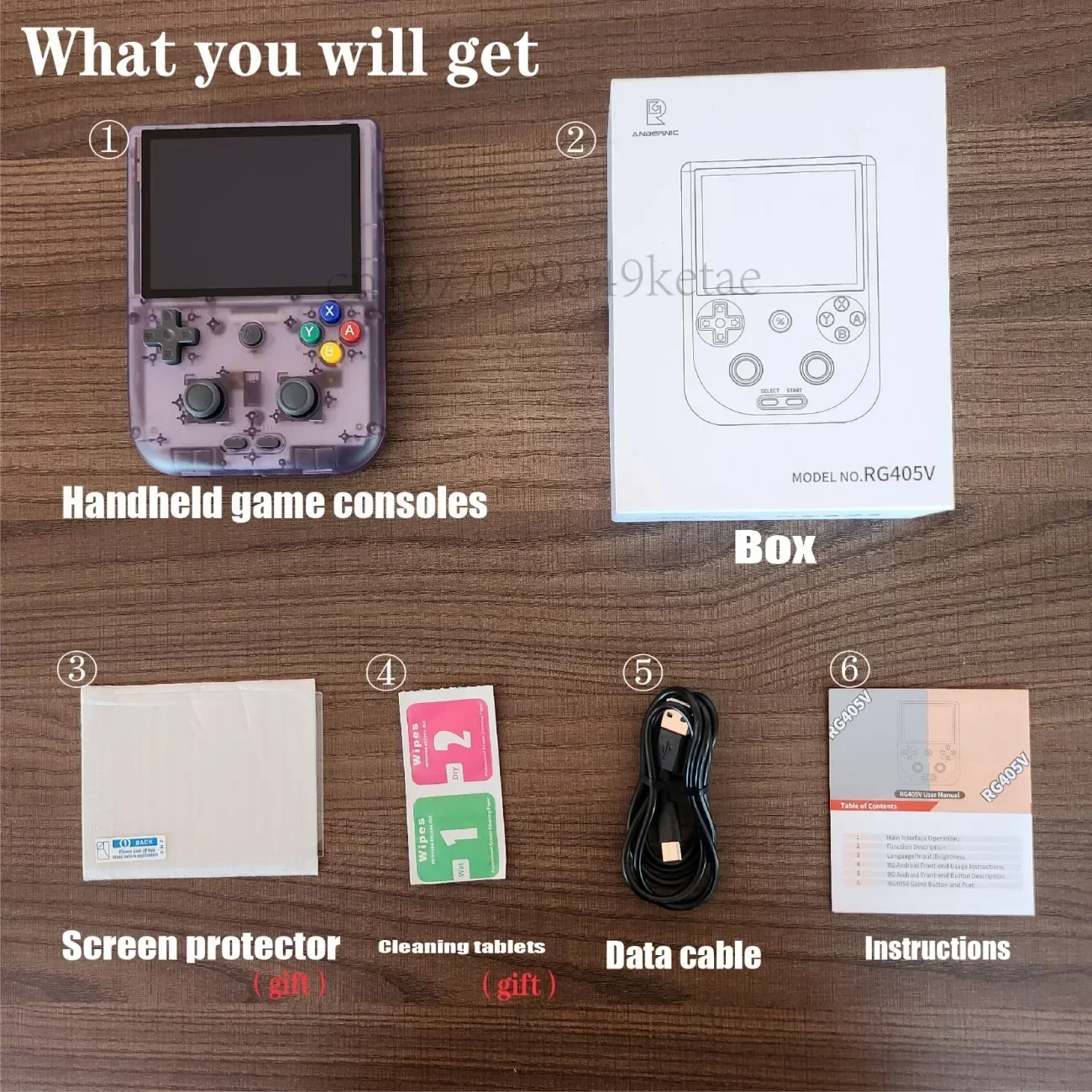 ANBERNIC 오픈 소스 휴대용 게임 콘솔, 안드로이드 11, 리눅스 듀얼 시스템, PSP, PS2 게임, 어린이 선물, RG353V, RG405V