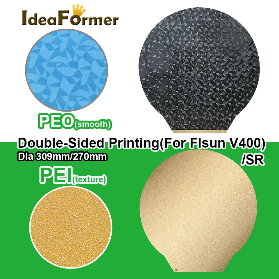 Para Impresora 3D Adhesivo Magnético Para Cama Caliente De Impresora 3D - 270x270 Mm, Para Flsun QQ S Pro, SR Y WASP 2040 Placa Construcción Impresión 3d