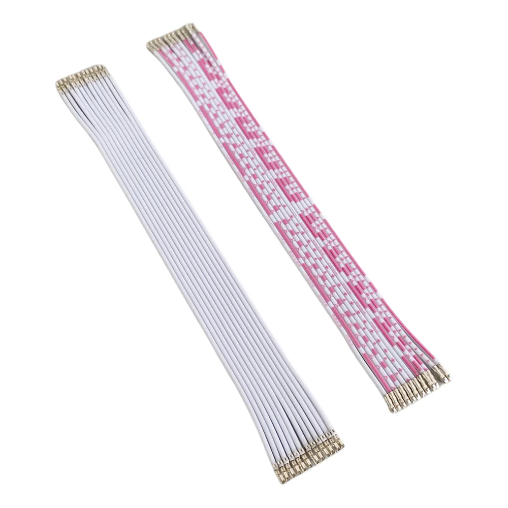 Gros plan sur un connecteur JST PH 2.0mm 2 broches avec câble ruban pré-crimpé, montrant les détails de la broche et du câble.