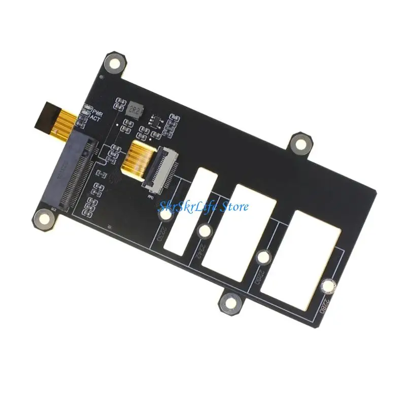 단일 보드 컴퓨터용 E65E PCIe-M.2 2230 2242 2280 NVMe 하드 드라이브 어댑터