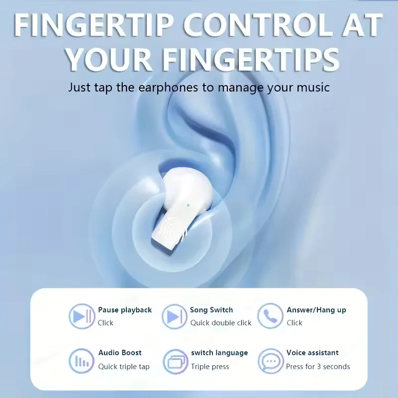Wireless Bluetooth Earbuds Noise Cancelling Earphones