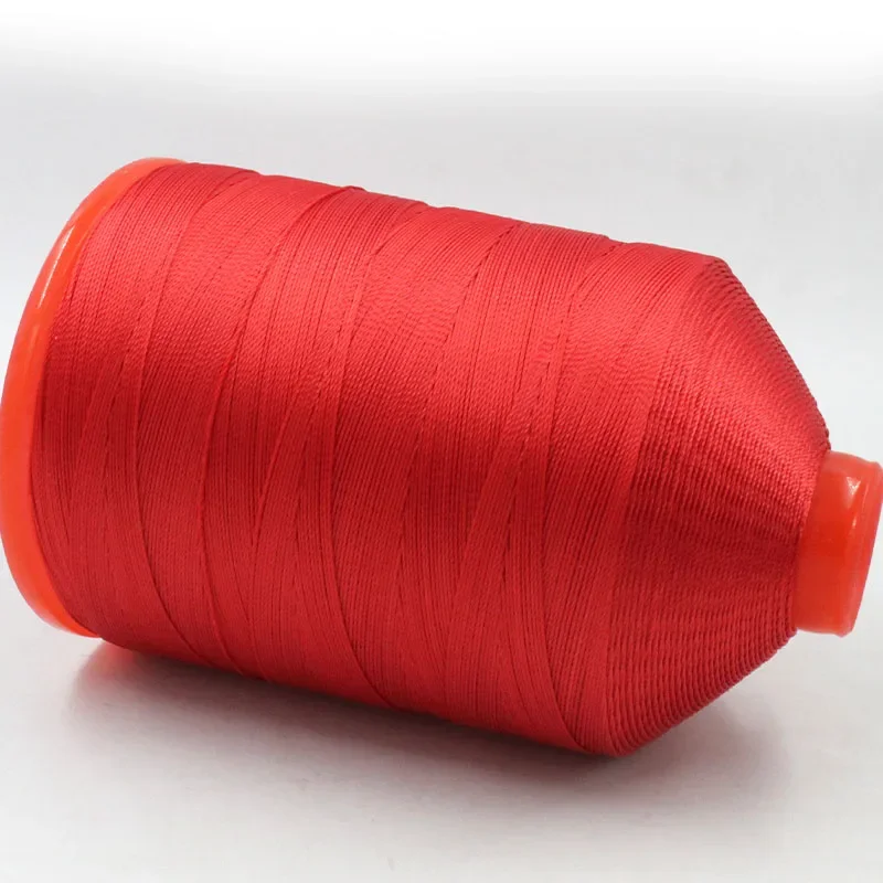 500g 210D/9/6/4 산업용 재봉틀 강력 폴리에스터 재봉실, 0.7mm 소파, 자동차 가죽, 니팅용 실