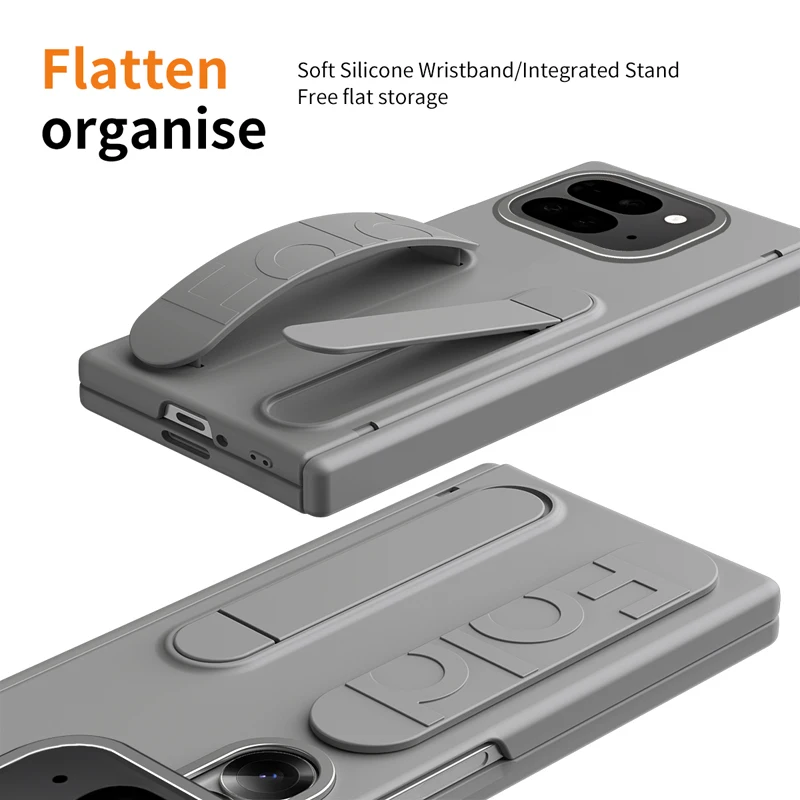 Luxury PU Leather Case with Wristband and Screen Protector