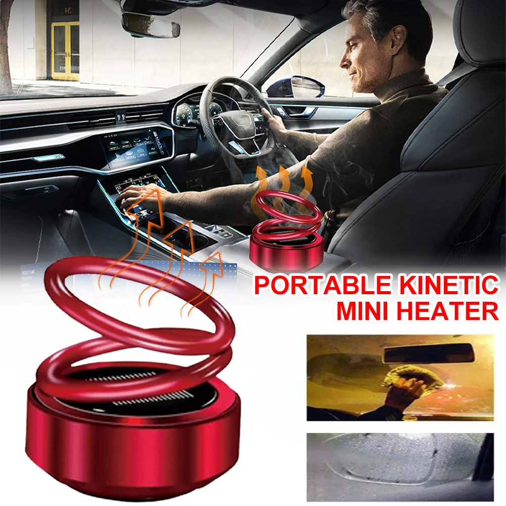 Mini Portable Kinetic Molecular Heater Mini Car Heaters Windshield Defroster Kinetic Heater for Vehicles Auto Winter Accessories