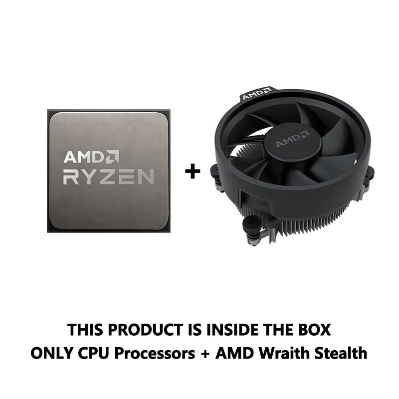 AMD Ryzen 5 4500 CPU and Wraith Stealth Cooler R5 4500 Am4