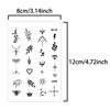 1Pc Small Pattern Waterproof Temporary Tattoo Stickers, Long-lasting Waterproof for One to Two Weeks, Suitable for Finger, Plam. 2