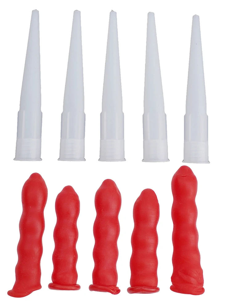 Description Picture 2 of itemRolled Bottle Cap Sealing Cap Caulking Nozzles Cap Preserving Latex Cap Caulking Nozzles Glue Tip Easy To Use High Quality Latex