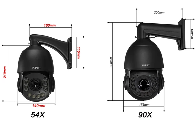 Onvif Hik Protocol Laser Metal Auto Tracking 8MP 4K H.265+ 90X Optical Zoom 360° Audio POE PTZ Speed Dome Surveillance IP Camera 2