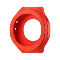 Colorful Shockproof Silicone Protective Case - Scratch - Resistant Bumper Frame (Red)
