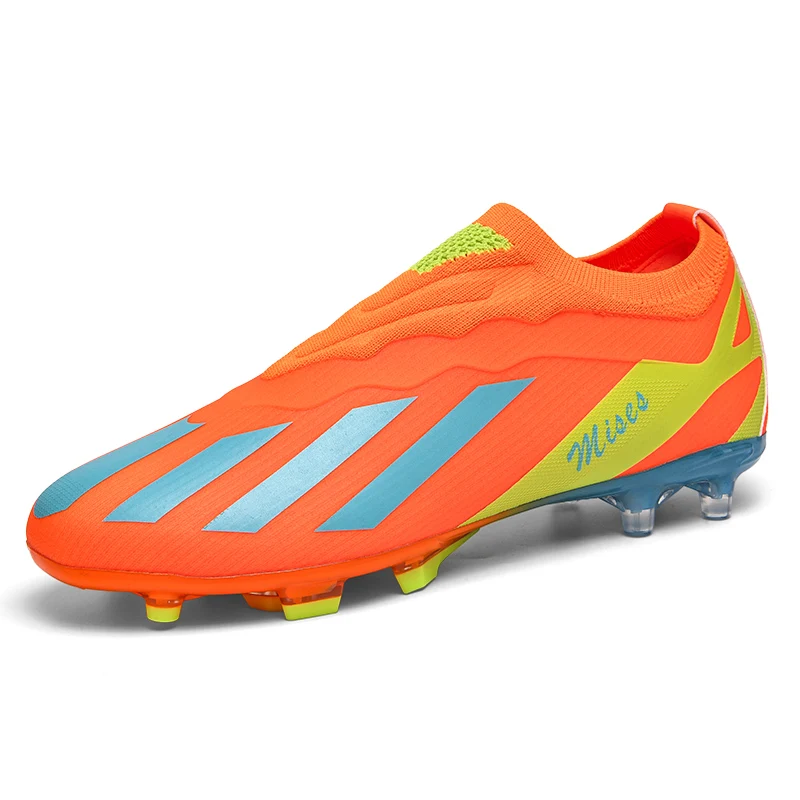 Men's Stylish Low-Cut Slip-On Football Sneakers with Knitted Mesh