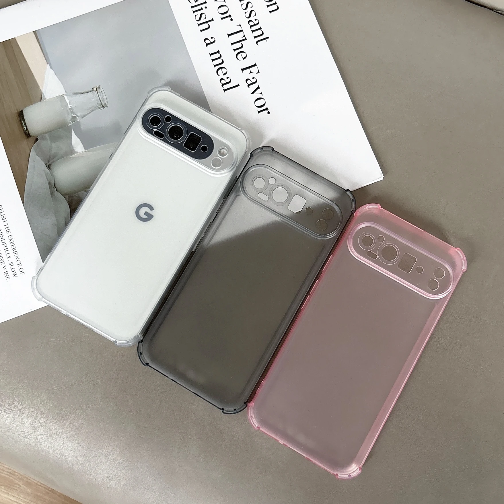 Slim Translucent Frost Mist Case with 4-Corner Drop Protection