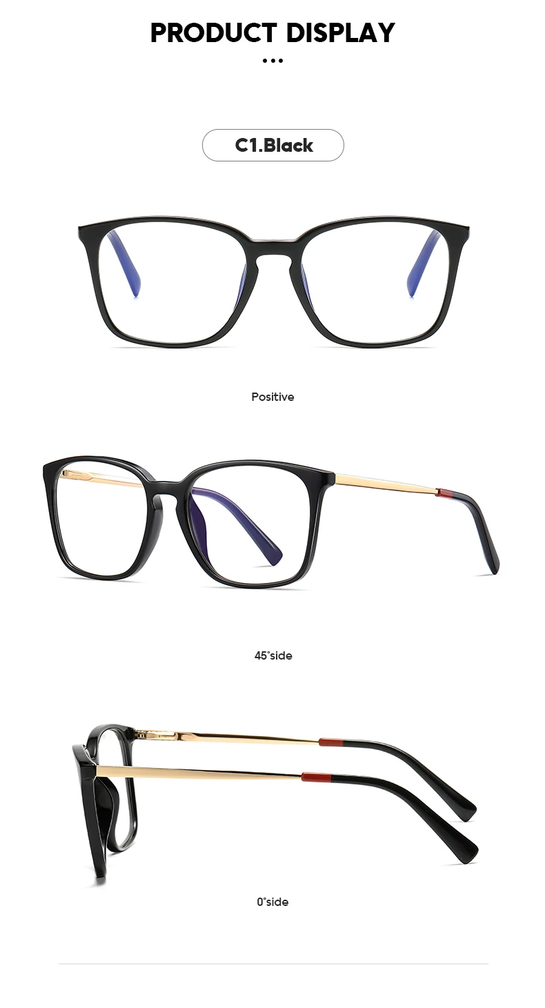 Anti Blue Light Glasses Computer Eyewear Men's Women's Eyeglasses With Frame Blocking Woman's Optical Lenses Lunette Accessories blue filter glasses