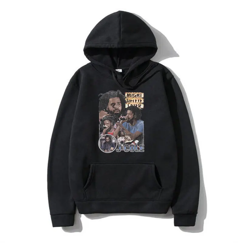 Rapper J Cole Might Delete Later Graphic Printed Hoodies Men Women Clothes Oversized Fashion Casual Sweatshirt Fleece Pullover