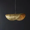 New Chinese Lotus Leaf Chandelier Zen Tea Table Hot Pot Kitchen Retro Creative Light Luxury Staircase Bar Decorative Lighting 4