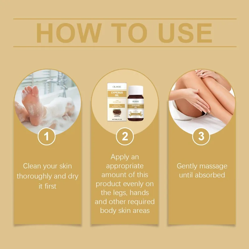 30ml Hair Removal Oil Painless Hair Removal Nourishing Skin Hair Inhibitor Body Massenger Oil Natural Repair Beauty Skin Care 5