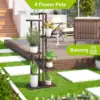 Bamboo Plant Stand for Indoor Outdoor Plants Corner Tall Plant Shelf Holder Shelf Plant Rack Holder Display Rack 1
