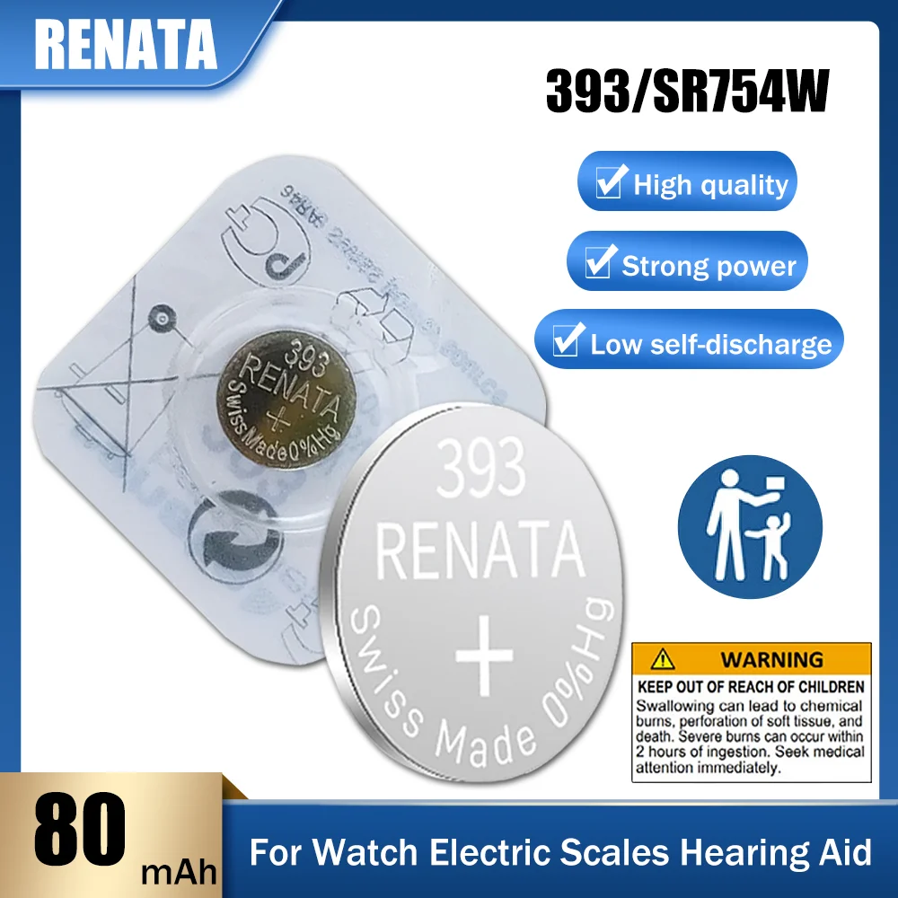 Prodotto: 43605 - VARTA V393/SR754W/SR48 WATCH (Varta Bottone - MOD: LR48 LR754 393 AG5) - Varta (Battery - Varta - Foto 7