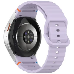 Premium Sports Silicone Smartwatch Strap - Universal Design for Optimal Comfort and Style (Official purple)