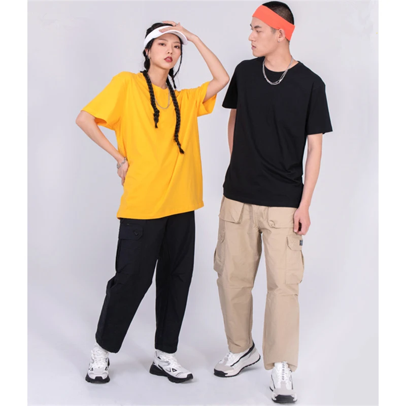 

MRMT 2024 Brand New Women's Men Pure Cotton T Shirt Men Women Short Sleeved Loose Solid Color Casual Couple T Shirt