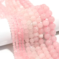 Perle rotonde in pietra naturale - Occhio di tigre, ametista, agata, giada per la creazione di gioielli e progetti fai-da-te