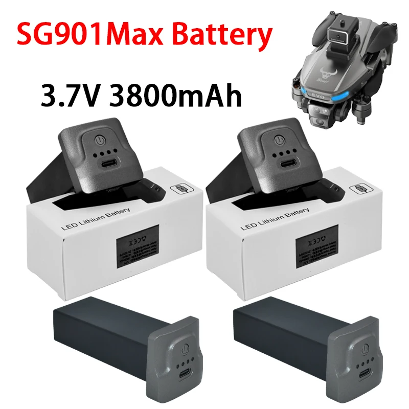 Batterie Drone GPS SG901 Max 3.7V 3800mAh - Lot 2/4/6 Pièces
