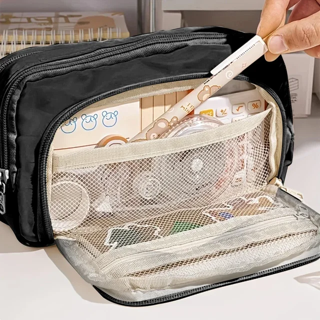 다채로운 디자인과 내구성이 돋보이는 멀티 레이어 연필 케이스