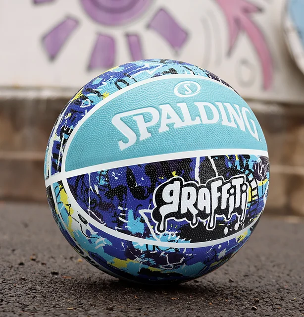 Bola Basquete Spalding Graffiti, Amarelo e verde, 7 : : Esporte