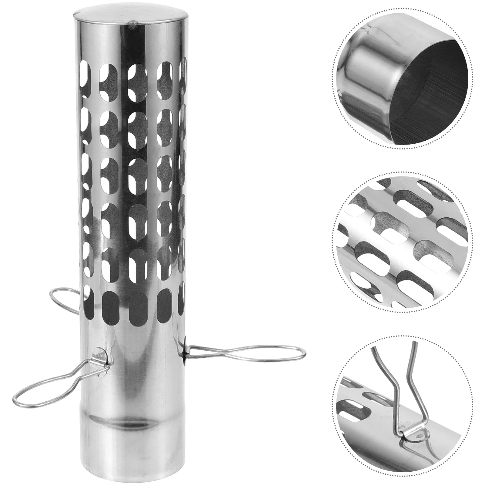 

Stainless Steel Stove Pipe Cover Heat Resistant Pipe Cover Stove Tube Guard Fireproof Pipe Cover