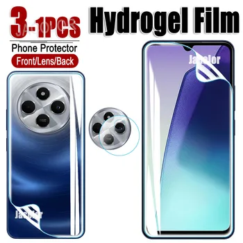 Pellicola idrogel per Xiaomi Redmi 14C 5G 13C 12 12C Protezione gel schermo/Pellicola copertura posteriore/Lente Vetro di sicurezza per Redmi14C Redmy 14 13
