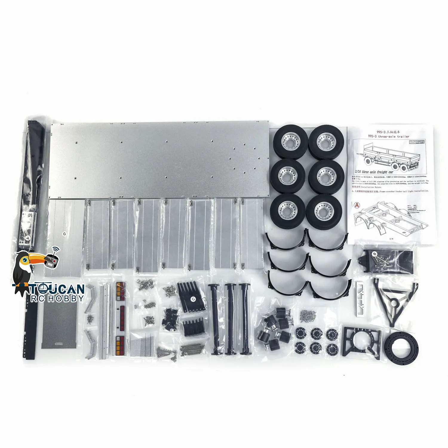 PER TAMIYA1/14 SCANIA rimorchio trattore RC 56323 R470 R620 luce LED