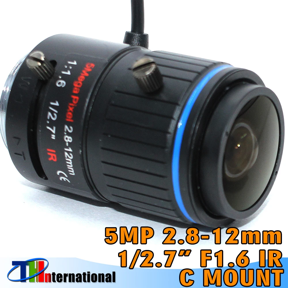 5Megapixel DC AUTO IRIS Varifocal CCTV Lens 2.8-12mm 1/2.7