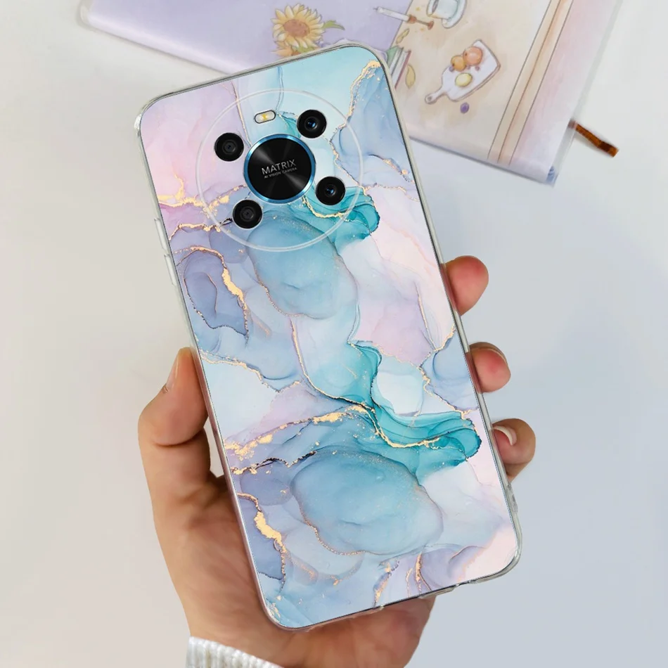 Elegant Printing Soft Silicone Clear TPU Protective Phone Case