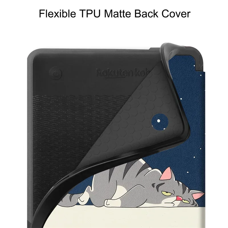 Smart eBook Case with Soft TPU Back Cover