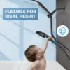 High pressure handheld shower head, adjustable bar - 8 "rain shower head and 10 mode shower head 3