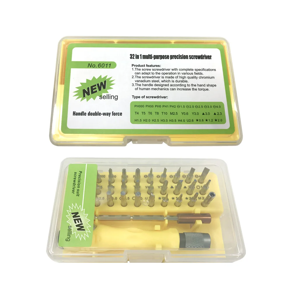 Precision Screwdriver Set 32 In 1 Precision Mini Magnetic Bits Kit Phone Mobile IPad Camera Maint