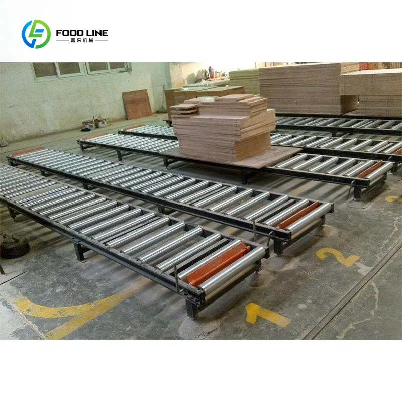Tavolo Trasportatore a Rulli Personalizzato, Attrezzatura Portatile per Linee di Produzione e Movimentazione Materiali - immagine 2