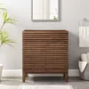 Render 30" Bathroom Vanity in Walnut-Sink Basin Not Included 30 Inch solid construction with practical functionality Walnut 2