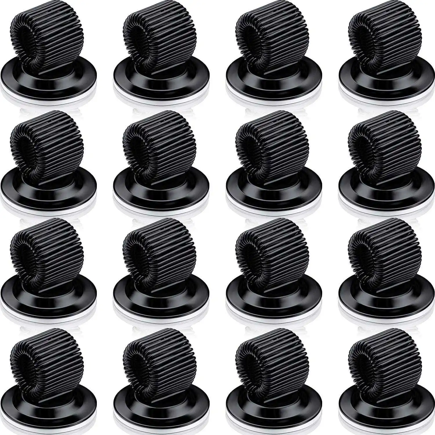 

Pen Holder Clips- Adhesive Pen Pencil Holder Pen Clip Holder with Adjustable Spring Loop Fit Any Size 16 Pack