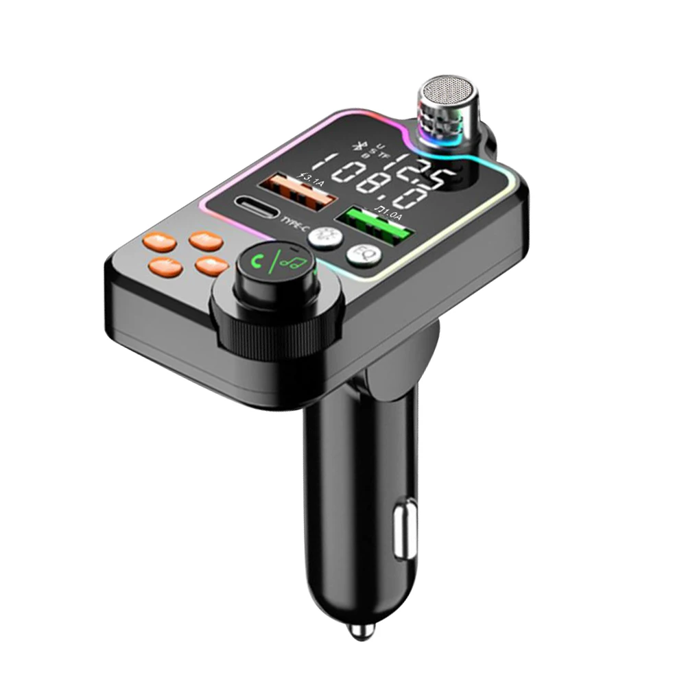 New Q15 Bluetooth Car Charger Car Fm Transmitter Bluetooth Hands-Free Mp3 True 3.1A Dual USB Port Pd Charging