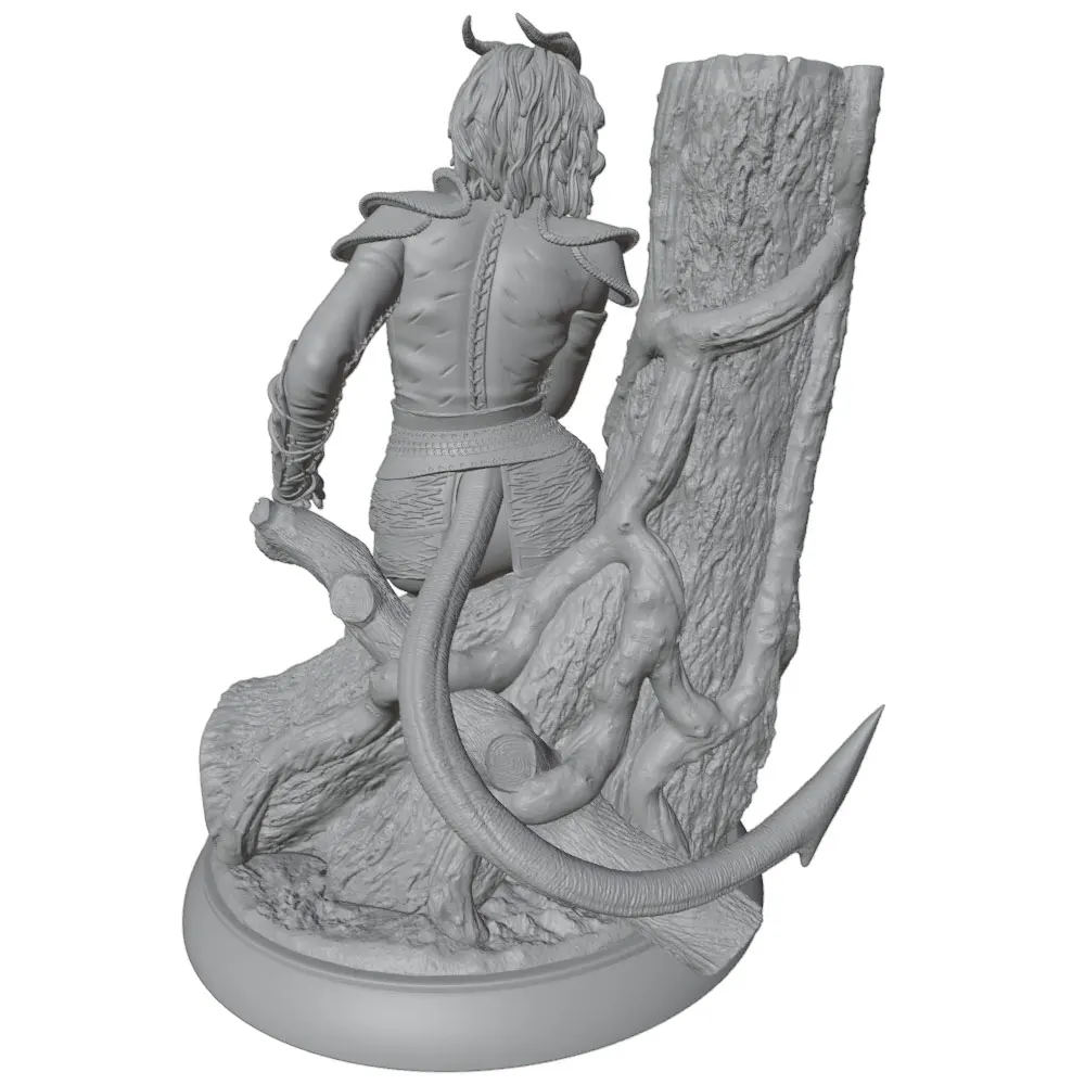Anime Character Statue - 1/24 Scale GK Miniature 3D Printed DIY Figurine (Unassembled & Unpainted)
