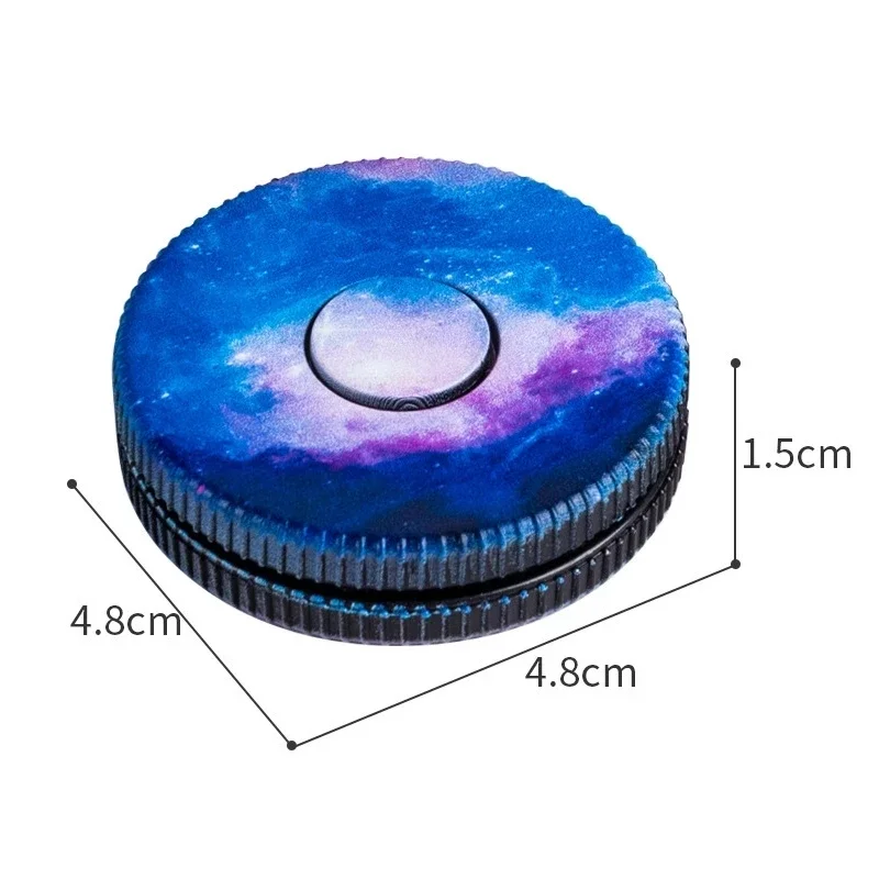 Coin Star Fidget Toys Adults Children EDC Mini Snap Finger Antistress Hand Push Pop Coin Gyro Fidget Spinner Magnetic Hand Toy