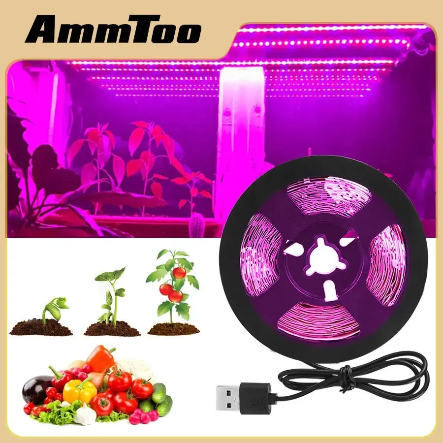 รูปสินค้า AmmToo LED Strip 5V สำหรับปลูกพืชในเรือนกระจก