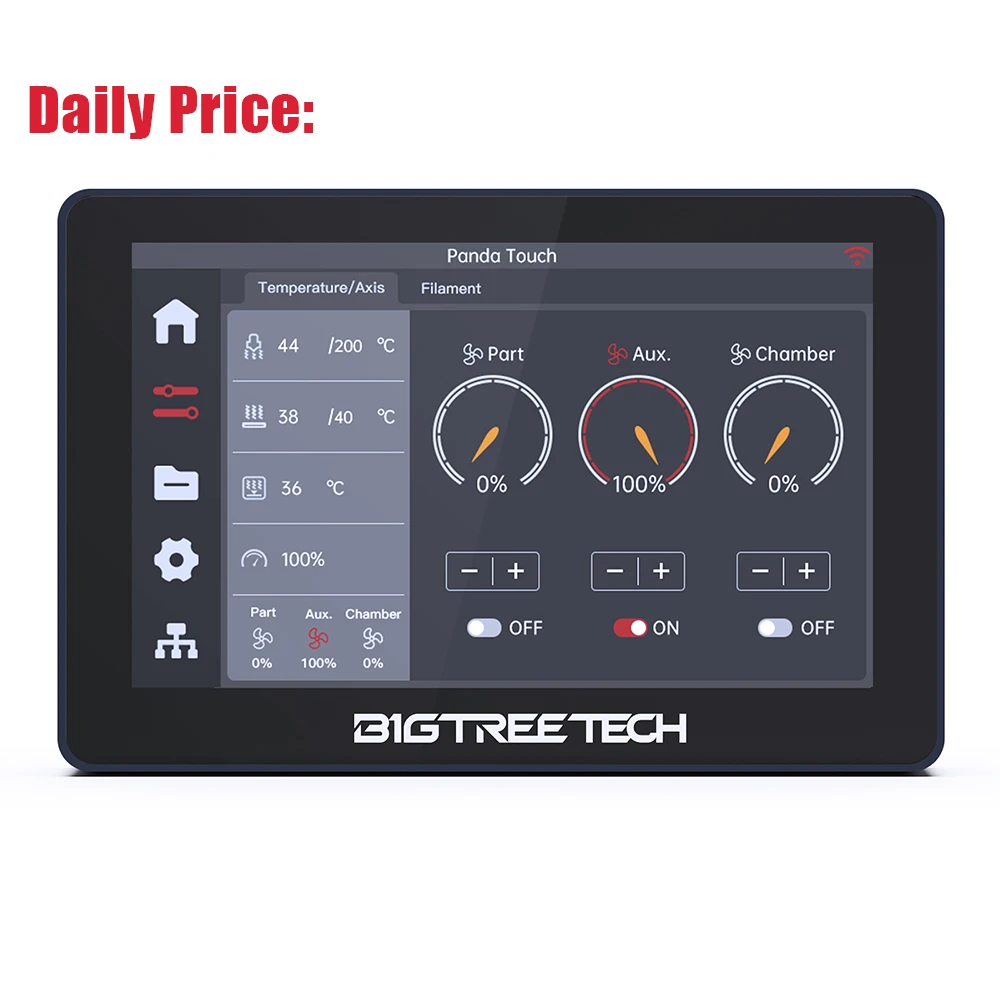 BIGTREETECH Panda Touch タッチスクリーンディスプレイ２個 BIGTREETECH パンダタッチ 5 インチタッチスクリーン Wifi