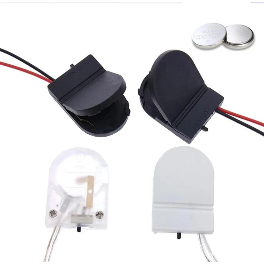 1/2/5PCS Battery Holder Single Slot CR2032 CR 2032 Button Coin Cell Battery Holder Case Cover ON-OFF Switch leads Wire 3V Battery Box
