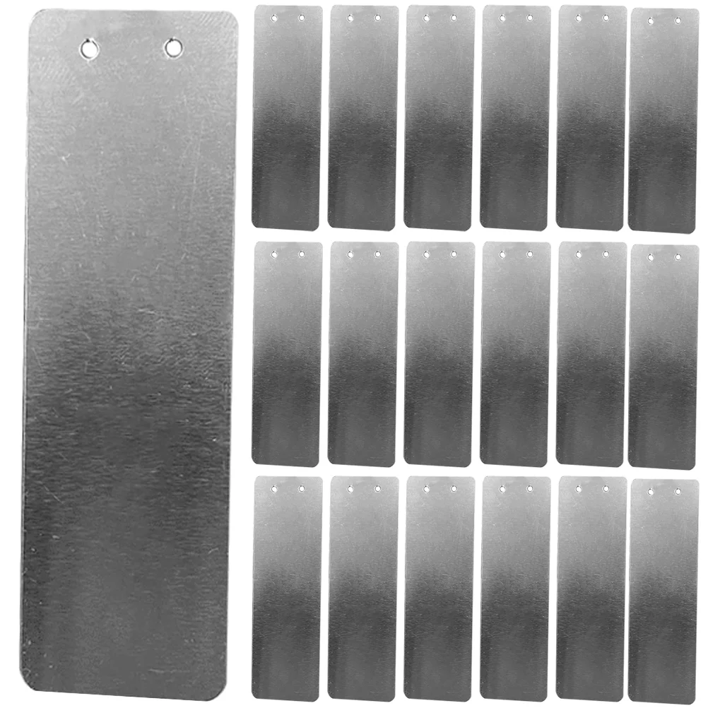 

50 Pcs Round Aluminum Tags Plant Garden Markers Metal Labels Outdoor Identify