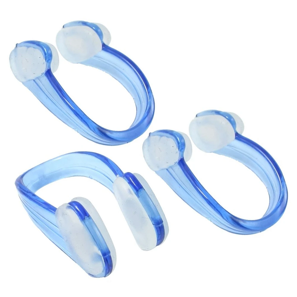 4pcs FOR Adult Children Soft Silicone Earplug Suit Pool Accessories Swim Earplug Swimming Nose Clip