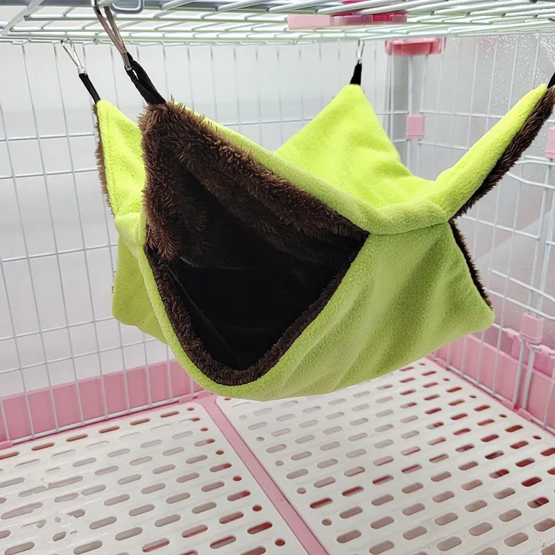 Title 5, Solid Color Hammock for Rats Double Thick Plush...