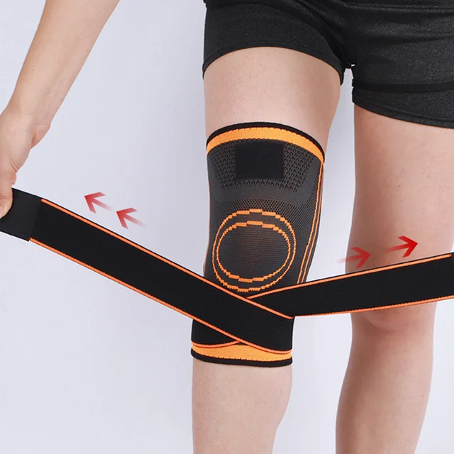 S-XXXL Knee Pads Compression KneePad Knee Braces For Arthritis Joint Support Sports Safety Volleyball Gym Sport Brace Protector 2