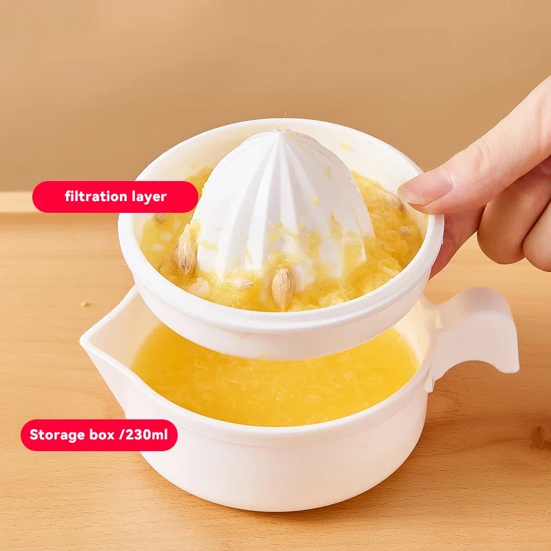 Plastic Orange Lemon Citrus Manual Squeezer Fruit Juicer Press Machine Mini Blender Portable Juice Extractor Kitchen Accessories